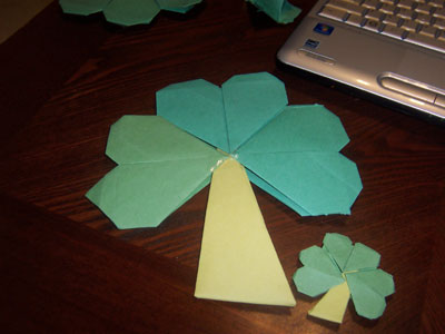 origami-clover