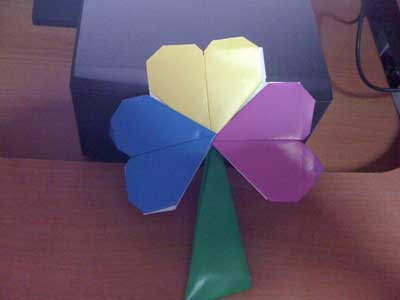 origami-clover