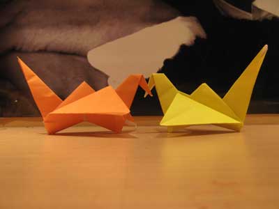 Origami Flapping Bird at origami-instructions.com