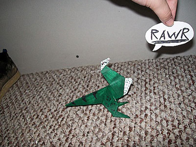 origami-dinosaur