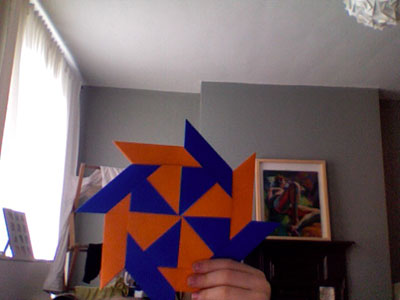 Origami Modular Pinwheel at origami-instructions.com