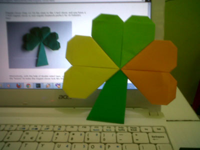 origami-clover