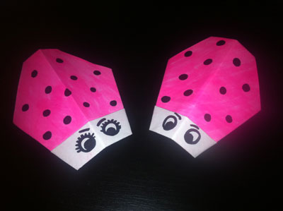 origami-ladybug