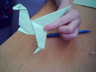 origami-dinosaur