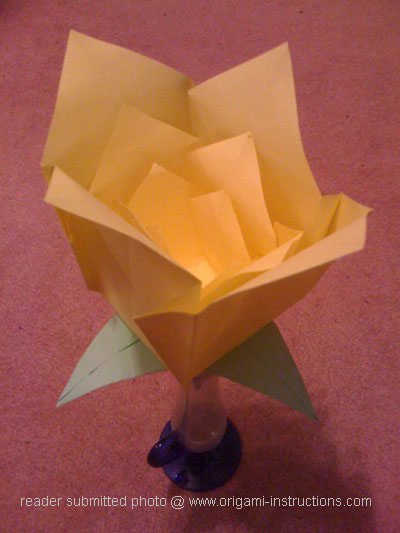 Origami Rose