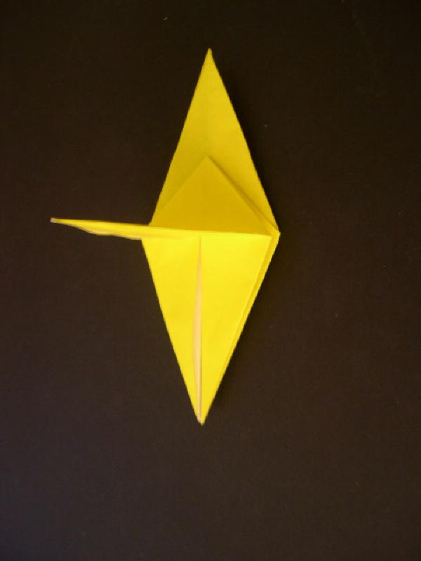 Origami  Bird  - Origami Robin - Step 11