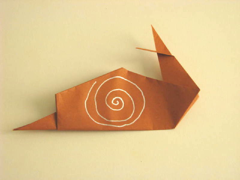 origami-snail