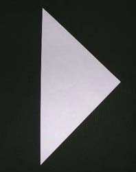 folded square of paper
