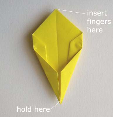 Origami Tulip Flower Photo Diagrams 8